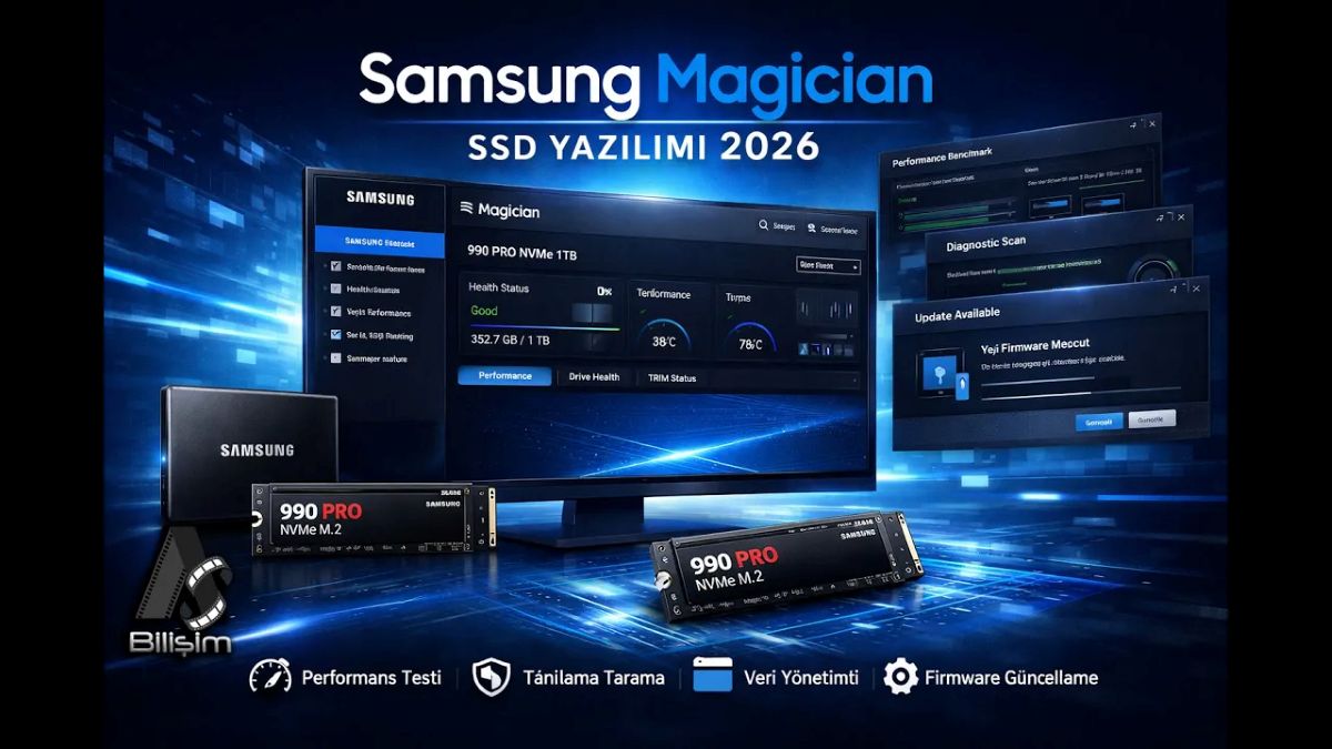 Samsung Magician SSD Yönetim Programı 2026 Son sürümü